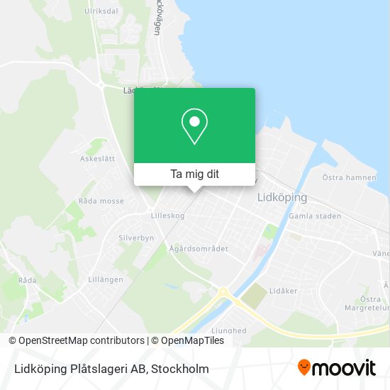 Lidköping Plåtslageri AB karta