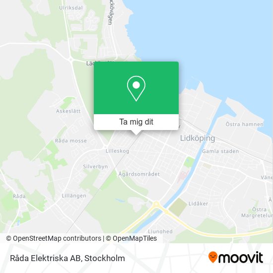 Råda Elektriska AB karta