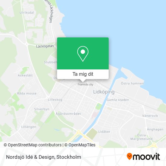 Nordsjö Idé & Design karta