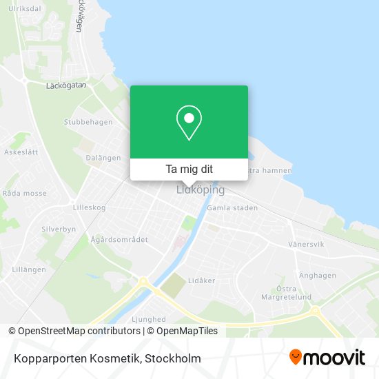 Kopparporten Kosmetik karta