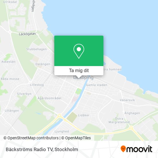 Bäckströms Radio TV karta