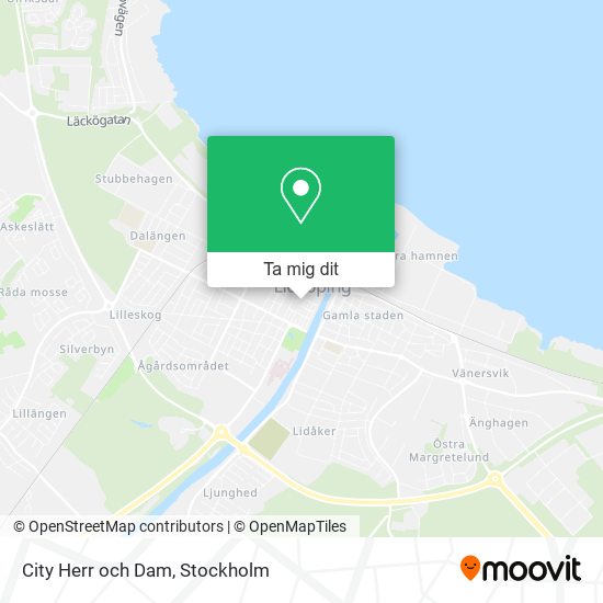City Herr och Dam karta