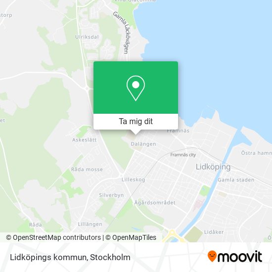 Lidköpings kommun karta