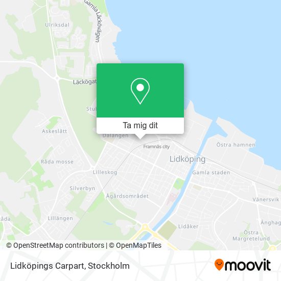 Lidköpings Carpart karta