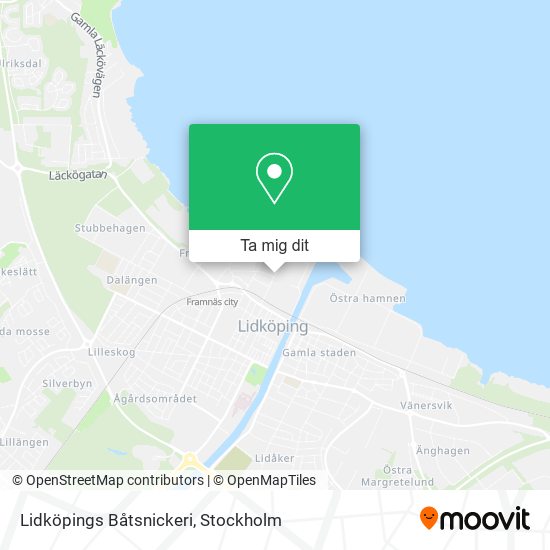 Lidköpings Båtsnickeri karta