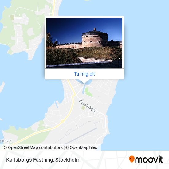 Karlsborgs Fästning karta