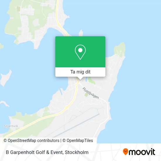 B Garpenholt Golf & Event karta