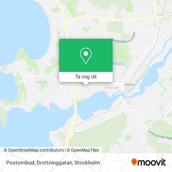 Postombud, Drottninggatan karta