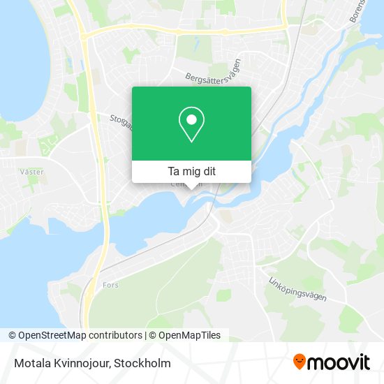 Motala Kvinnojour karta