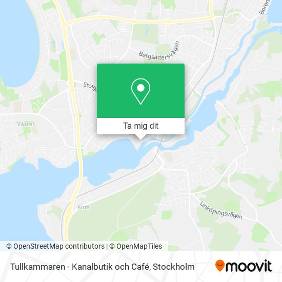 Tullkammaren - Kanalbutik och Café karta