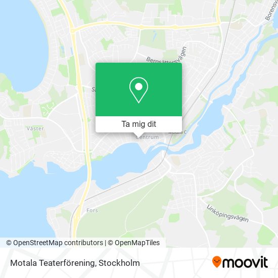 Motala Teaterförening karta