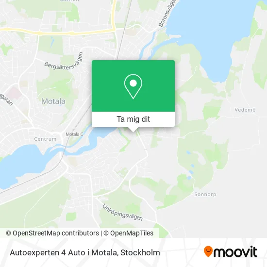 Autoexperten 4 Auto i Motala karta