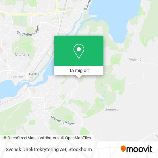 Svensk Direktrekrytering AB karta