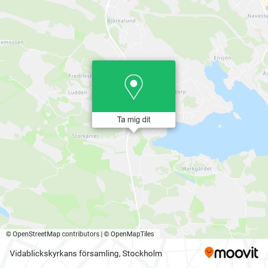 Vidablickskyrkans församling karta