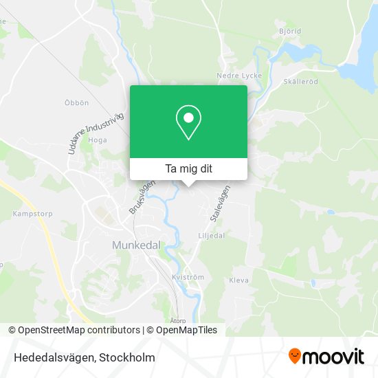 Hededalsvägen karta