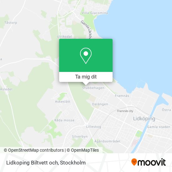 Lidkoping Biltvett och karta