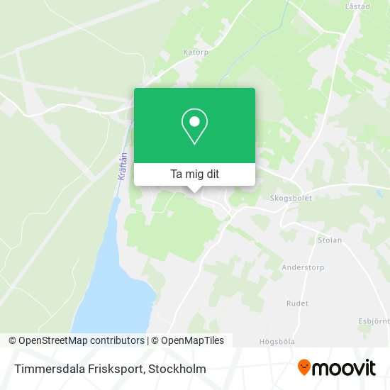 Timmersdala Frisksport karta