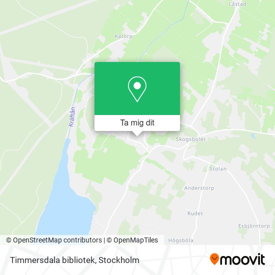Timmersdala bibliotek karta