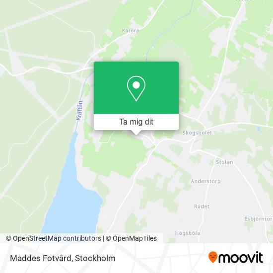 Maddes Fotvård karta
