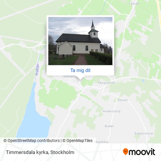 Timmersdala kyrka karta