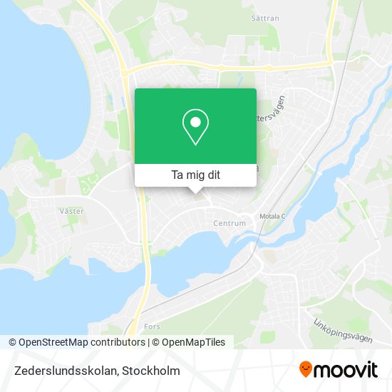 Zederslundsskolan karta