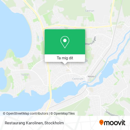 Restaurang Karolinen karta