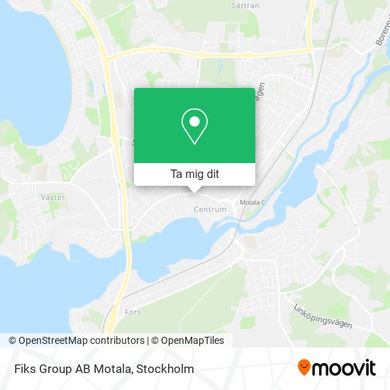 Fiks Group AB Motala karta