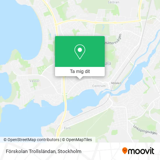 Förskolan Trollsländan karta