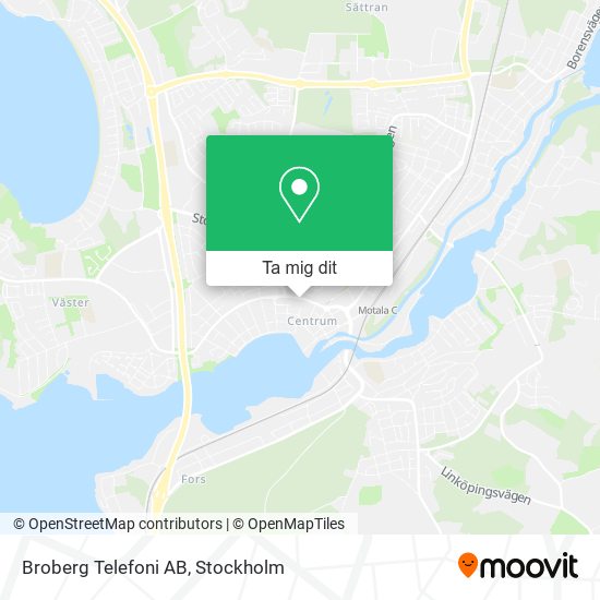 Broberg Telefoni AB karta