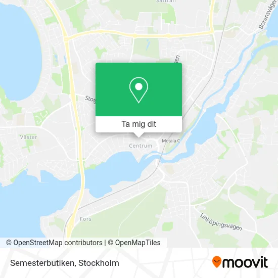 Semesterbutiken karta