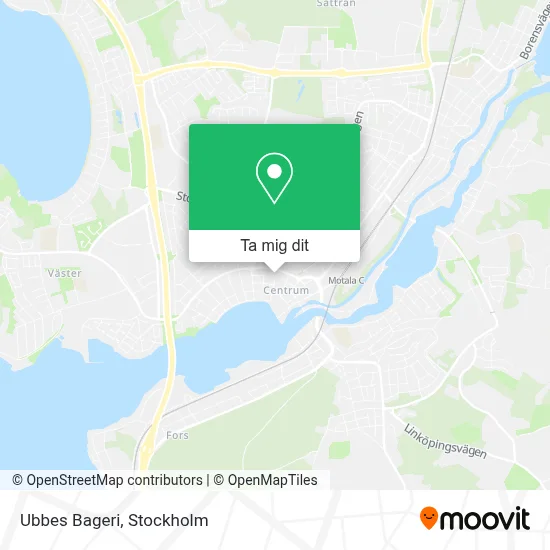 Ubbes Bageri karta
