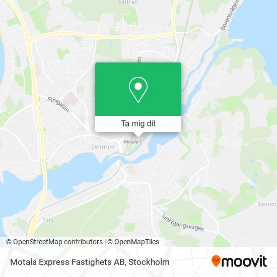 Motala Express Fastighets AB karta