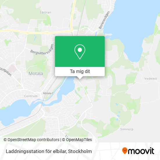 Laddningsstation för elbilar karta