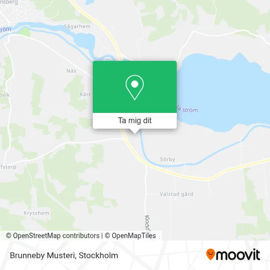 Brunneby Musteri karta