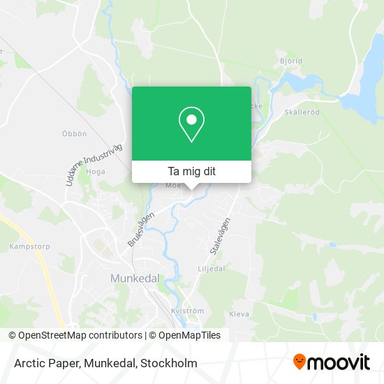Arctic Paper, Munkedal karta