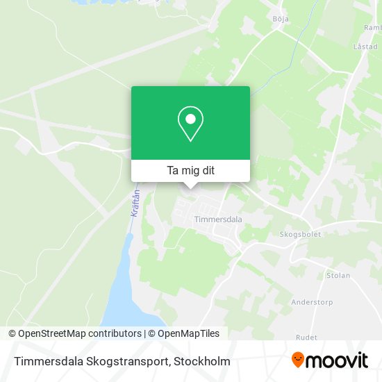 Timmersdala Skogstransport karta