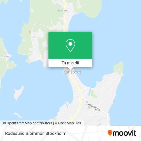 Rödesund Blommor karta