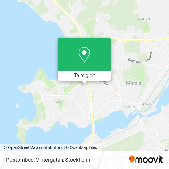 Postombud, Vintergatan karta