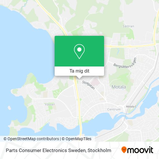 Parts Consumer Electronics Sweden karta