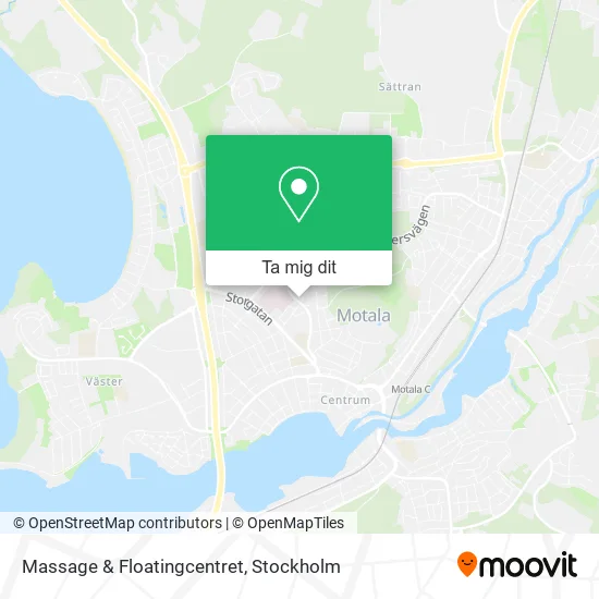 Massage & Floatingcentret karta