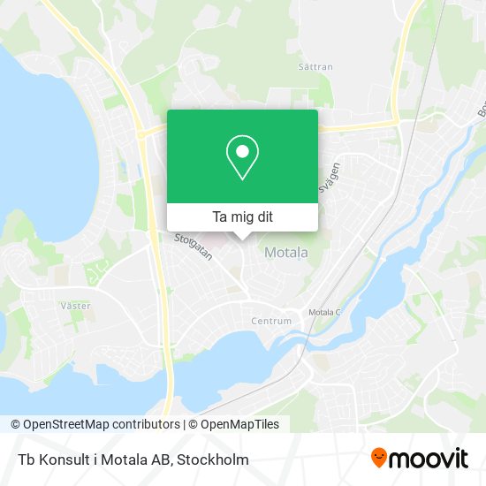 Tb Konsult i Motala AB karta