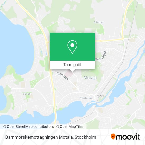 Barnmorskemottagningen Motala karta