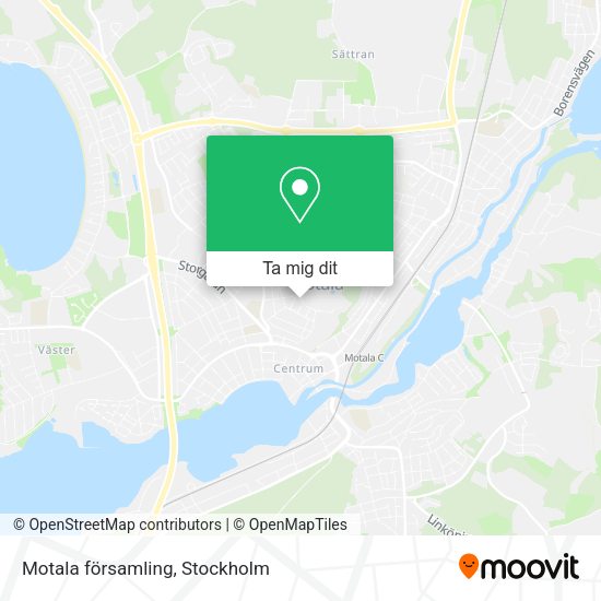 Motala församling karta