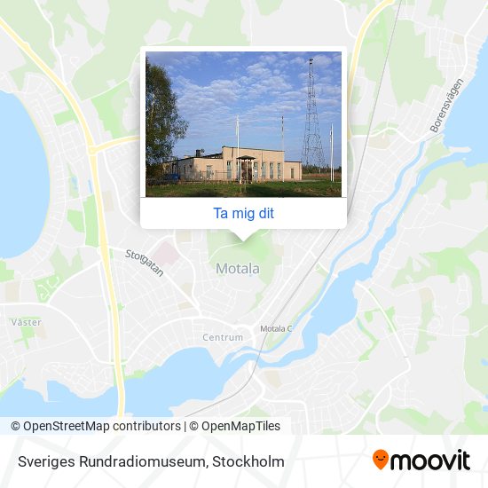 Sveriges Rundradiomuseum karta