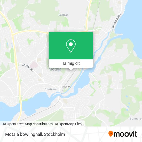 Motala bowlinghall karta