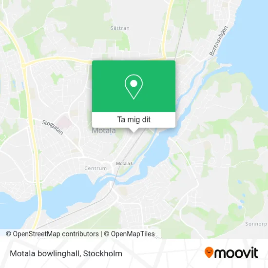 Motala bowlinghall karta