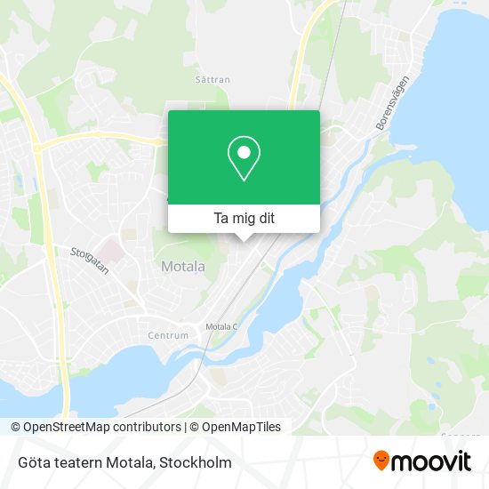 Göta teatern Motala karta