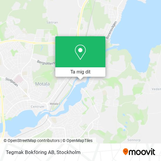 Tegmak Bokföring AB karta