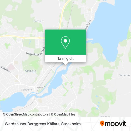 Wärdshuset Berggrens Källare karta