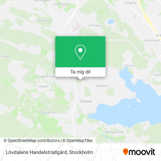 Lövdalens Handelsträdgård karta